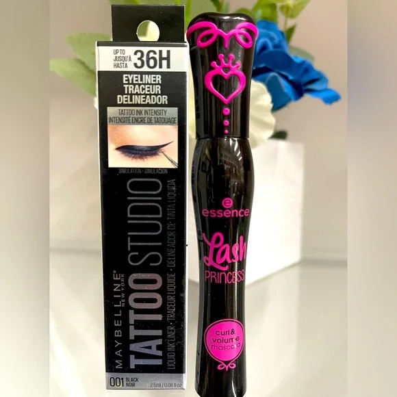 🌈Perfect duo set 🦋mascara and eyeliner. - Picture 1 of 7